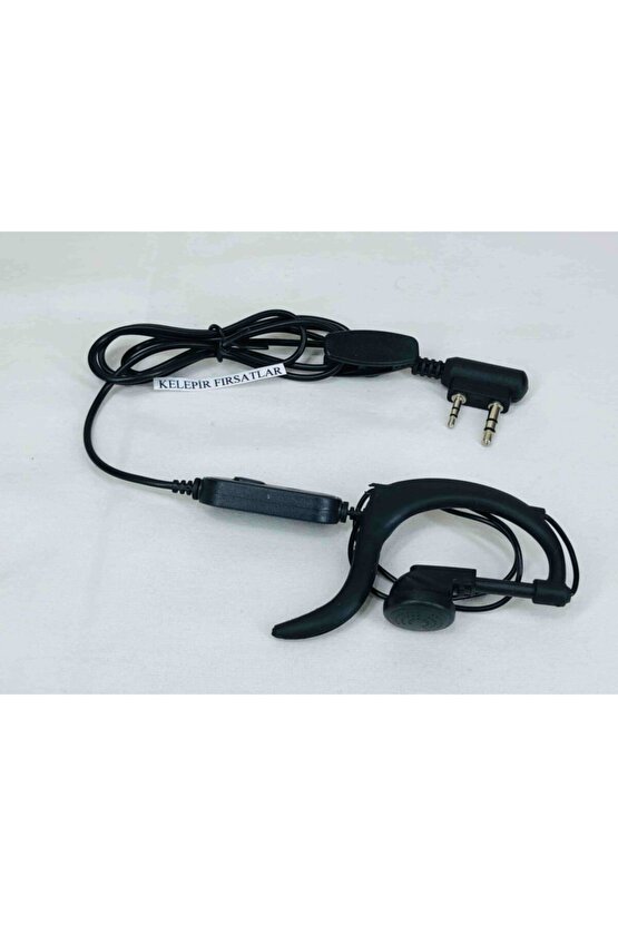 Pratik Telsiz Kulaklık Elden Tetikli Bas Konuş Mikrofon Ritera M-446 El Telsizi Uyumlu
