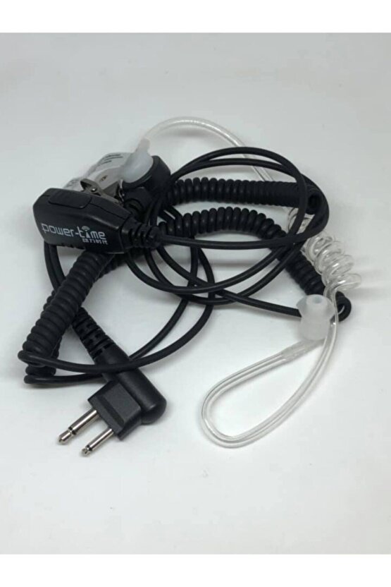 Pte-840 Akustik Telsiz Kulaklığı - 2 Pinli Telsiz Mikrofonlu Kulaklık