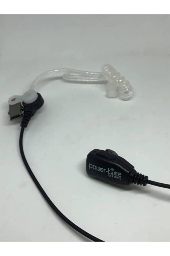 Pte-840 Akustik Telsiz Kulaklığı - 2 Pinli Telsiz Mikrofonlu Kulaklık