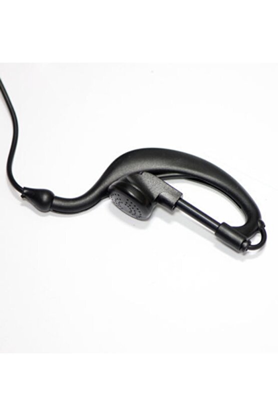 Dual Band Uhf Vhf Amatör Pmr Uyumlu El Telsizleri Için Tek Ptt Tuşlu Kulaklık Mikrofon Seti