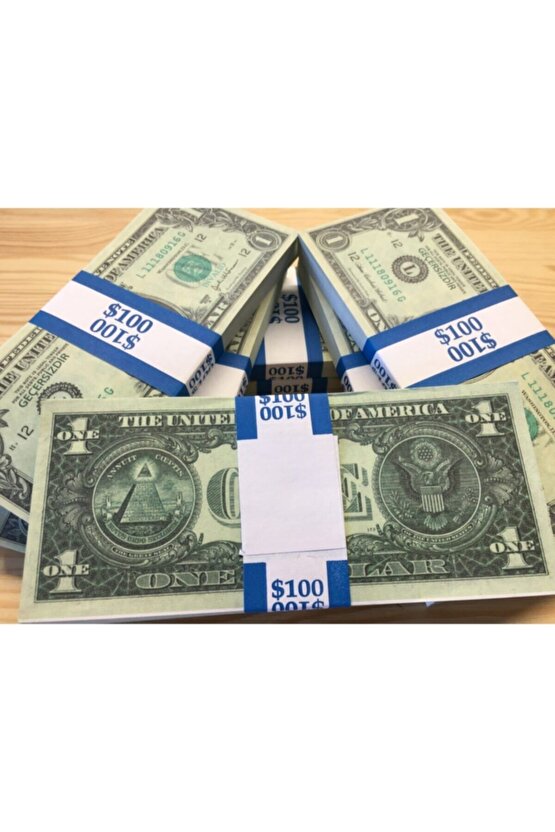 10 Deste Parti Asker Eğlencesi Için Yeni 1 Dolar Çil Şaka Parası