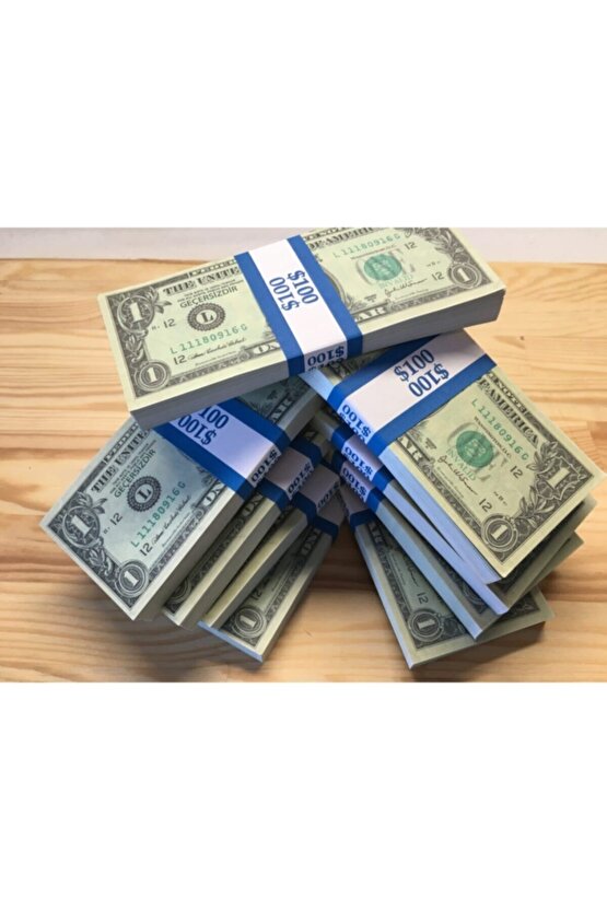 10 Deste Parti Asker Eğlencesi Için Yeni 1 Dolar Çil Şaka Parası