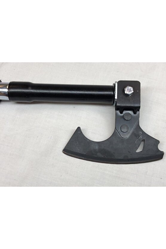 Türk Malı Özel Yeşil Kamuflaj Çantasında Sökülebilen Kaliteli Hafif Çelik Pratik Balta