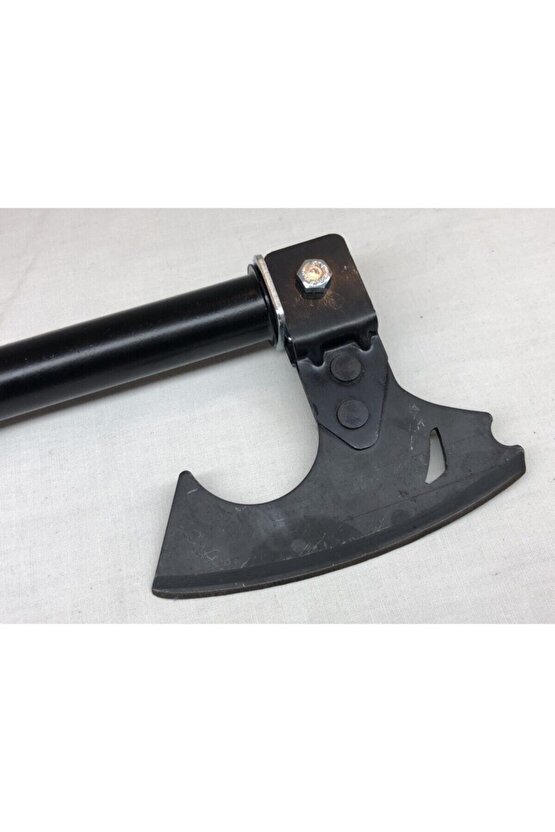 Osmanlı Tarzı Türk Malı Paslanmaz Çelik Balta Mavi Kamuflaj Çantalı