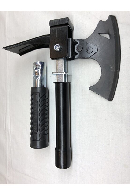 Özel Çantasında Siyah Keser Balta Çekiç Seti Çok Fonksiyonlu Pratik Katlanabilir