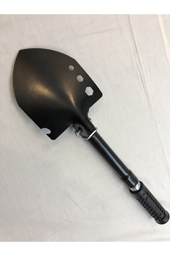 Mavi Kamujlaj Çantasında Paslanmaz Çelik Katlanır Kürek