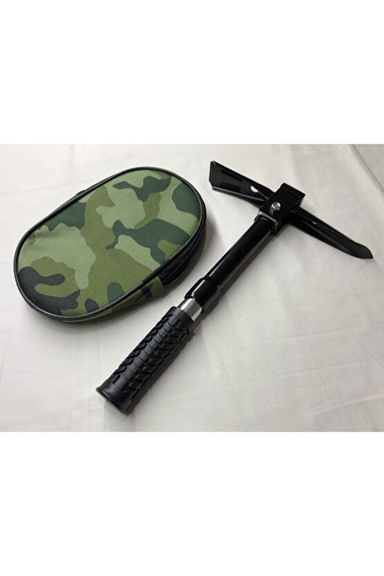 Özel Yeşil Çantasında Kazma Çapa Çekiç Seti Paslanmaz Karartma Çelik