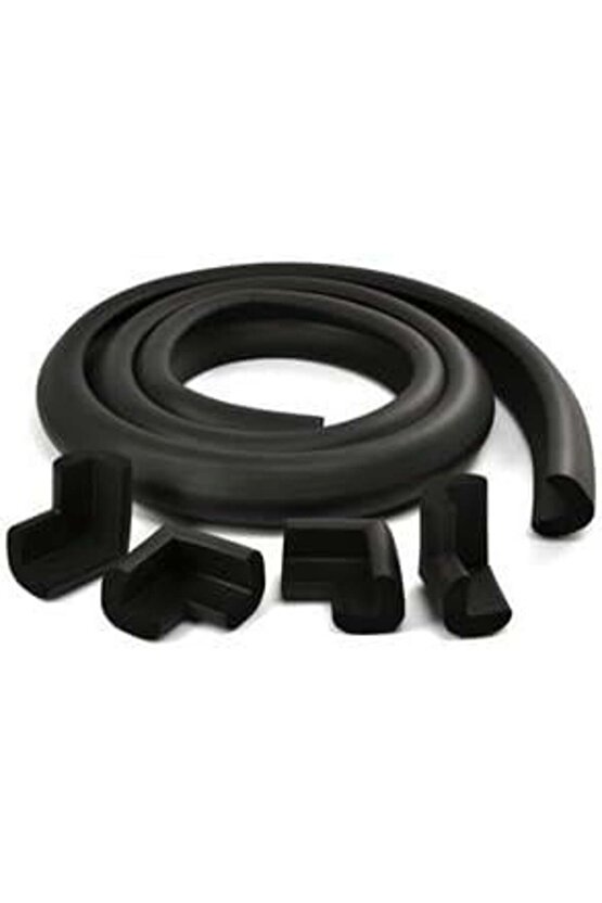 Slim 2 Mt. Kenar Koruyucu ve 4 Ad. Kose Koruyucu Siyah