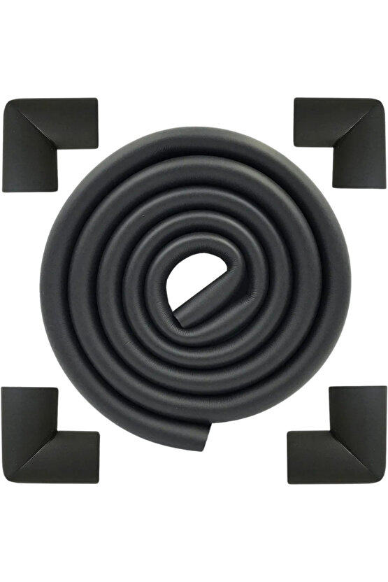 Jumbo 2 Mt. Kenar Ve 4 Ad. Köşe Koruyucu Siyah