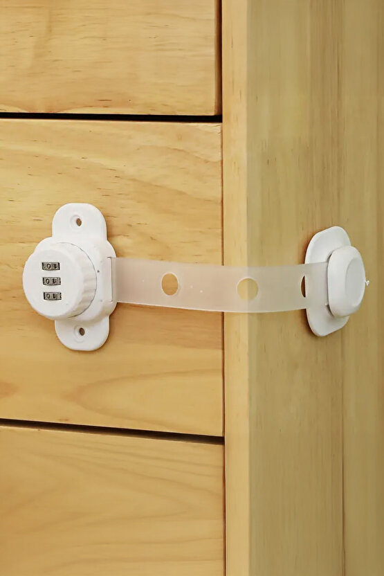 - Numaratör Şifreli Çok Amaçlı Esnek Dolap ve Çekmece Kilidi