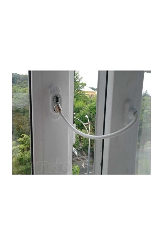 Pimapen Kapı, Pencere Çocuk Emniyet Kilidi - Halatlı - Beyaz