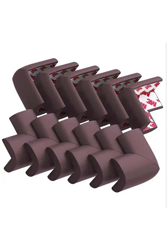 4lü Jumbo V Tipi Kahverengi Köşe Koruyucu