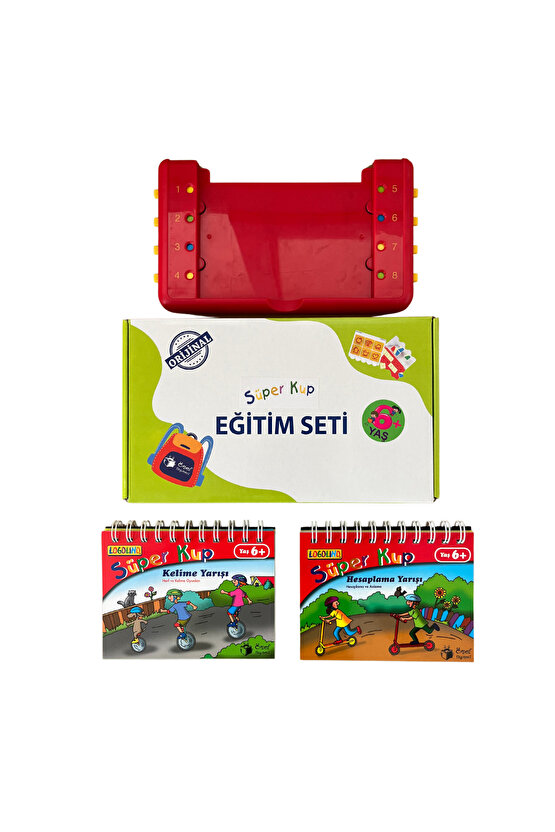 Akıllı Düğmeler - SüperKUP 6+ Yaş Başlangıç Seti- Hesaplama Yarışı + Kelime Yarışı