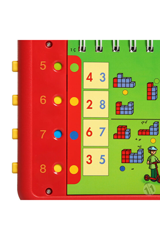 Akıllı Düğmeler - SüperKUP 6+ Yaş Başlangıç Seti- Hesaplama Yarışı + Kelime Yarışı