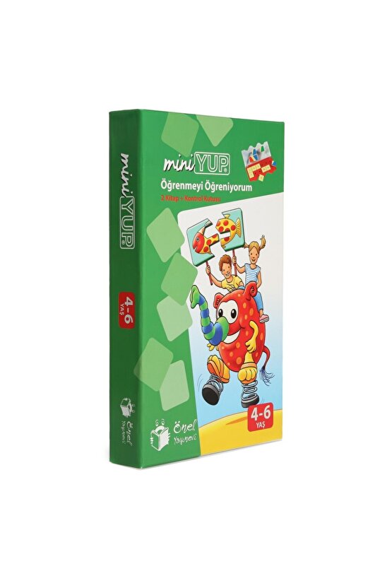 Miniyup 4-6 Yaş Zeka Geliştirici Set (2 Kitapçık + Kontrol Kutusu)