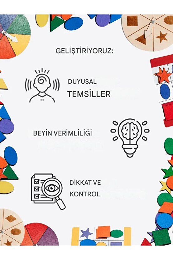 NöroSimülator, Renkler ve Şekiller, Eğlenceli Koordinasyon Oyunu, Eğitici Duyusal Oyuncak