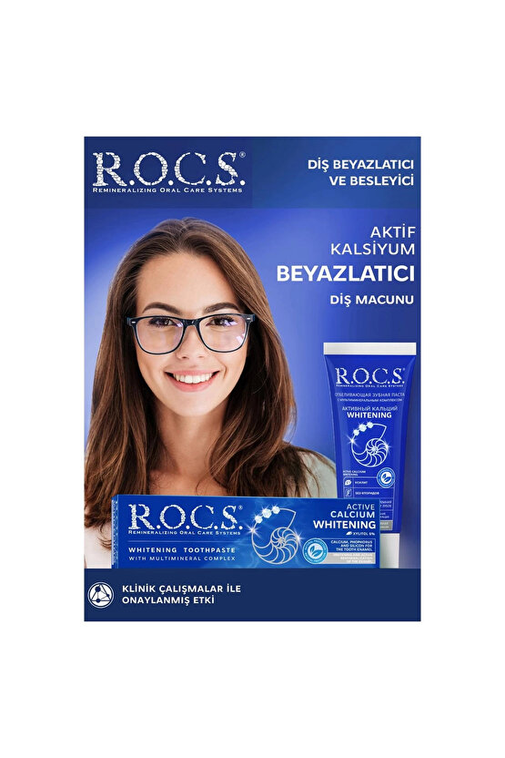 Aktif Kalsiyum Beyazlatıcı Diş Macunu – 94g