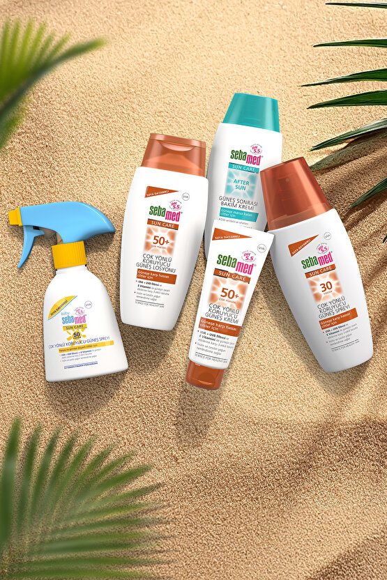 Sun Care SPF 50+ UVA  UVB Filtresi ve E Vitamini Üçlü Yüksek Koruma Çok Yönlü Güneş Kremi 50 ml