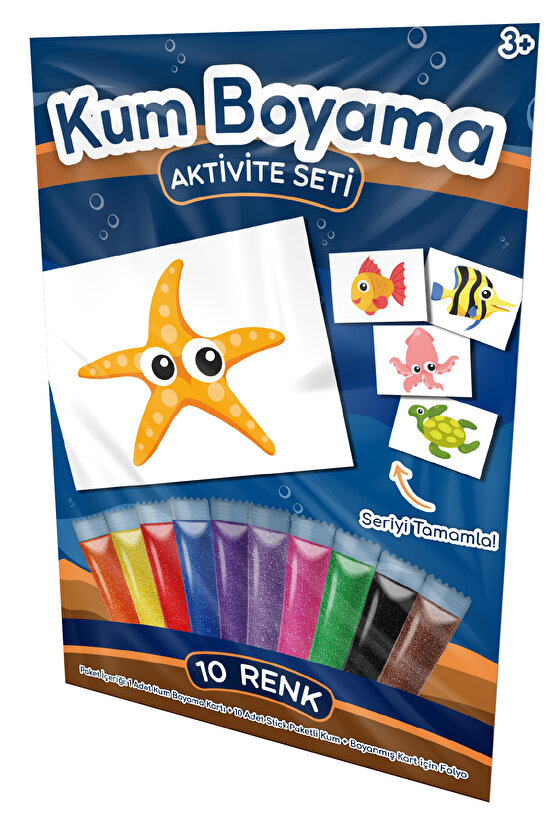 Deniz Yıldızı | Su Altı Dünyası Kum Boyama Aktivite Seti Tekli Paket