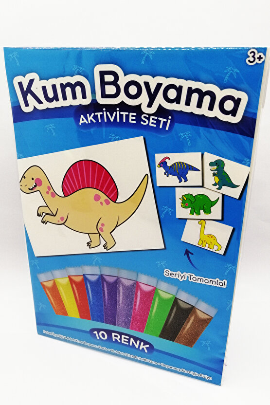 Spinosaurus | Dinozor Kum Boyama Aktivite Seti Tekli Paket