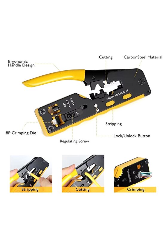Rj45 Sıkma Pensesi Rj11-Rj45