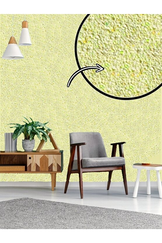 Organik Ipek Dekoratif Yalıtım Sıvası  Ses  Isı Nem Yalıtımı Izo-020 - 4 M2