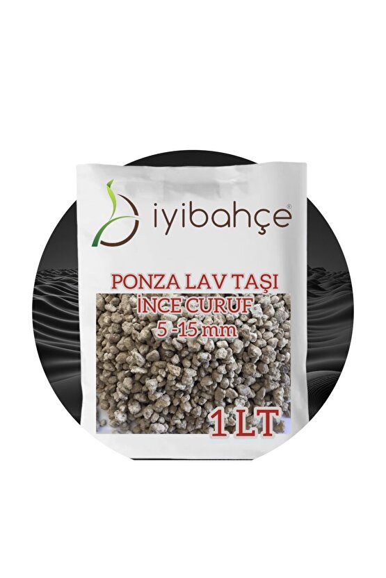 Pomza Volkanik Tüf 1 LT Açık Renk 5-15 mm Boy