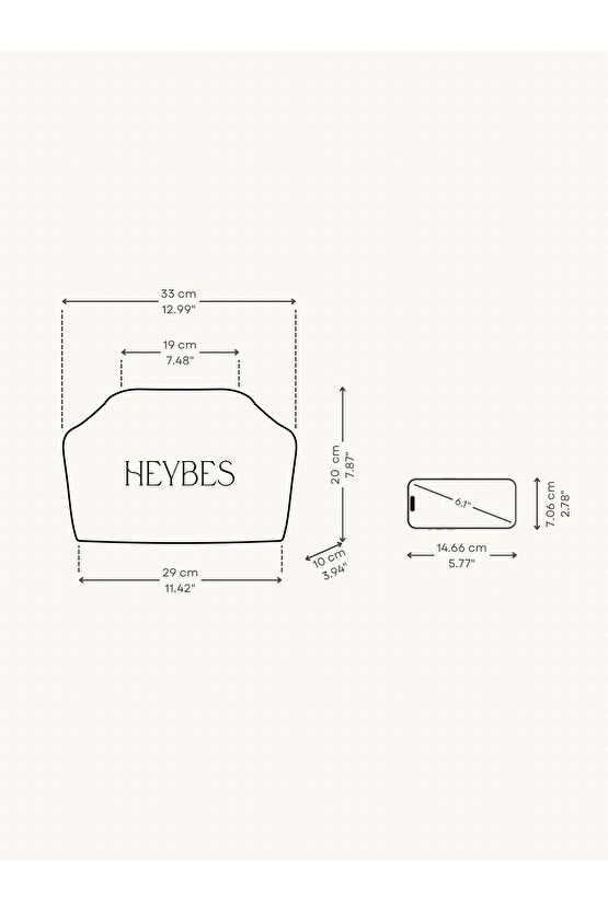 Heybes Kadın Siyah Süet Clutch El Çantası