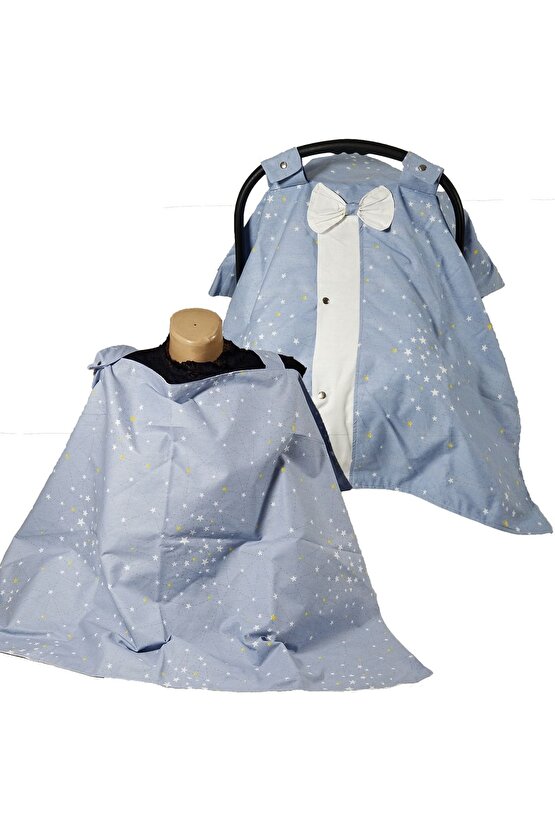 Babynest Puset Içi Set Araba Minderi Emzirme Örtüsü Ve Minderi Beşik Içi Nevresim Takımı 15 Li Set