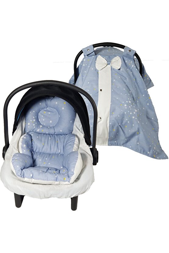 Puset Örtüsü, Puset Çarşafı, Ortopedik Puset Minderi 3 Lü Set