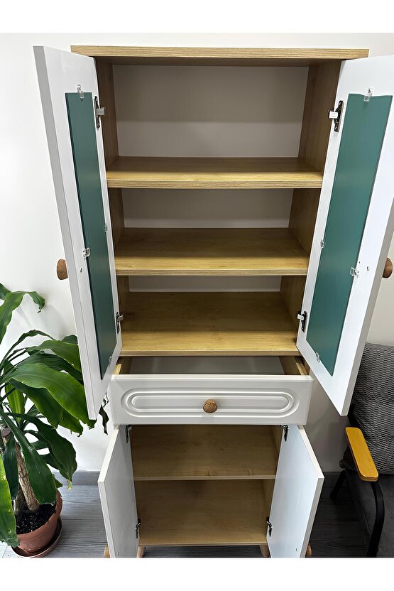 Meva Bohem Aynalı Çok Amaçlı Dolap