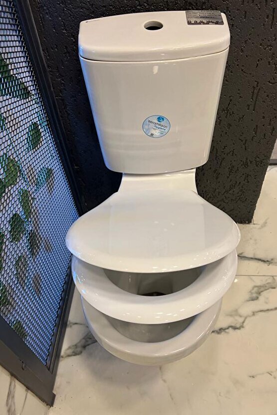 A051001 Natura Alttan Çıkışlı Beyaz Klozet Takımı