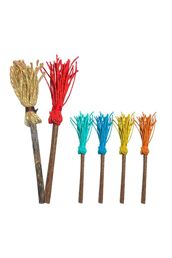 Matatabi Cats Süpürge Doğal Kedi Çiğneme Çubuğu, İpli Kedi Oyuncağı 2 Li (Kedi otu Değildir)