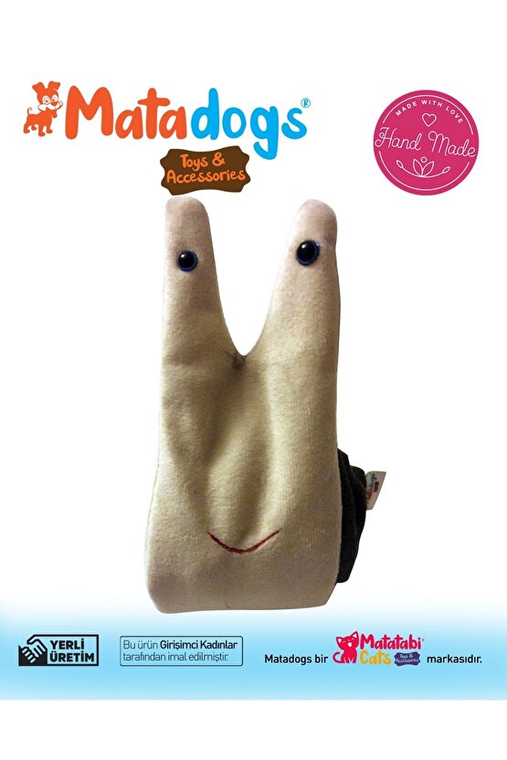 Mata Dogs Saly Sesli Peluş Köpek Oyuncağı, Zeka Geliştirici, Eğlenceli Ve Farklı 70 Cm