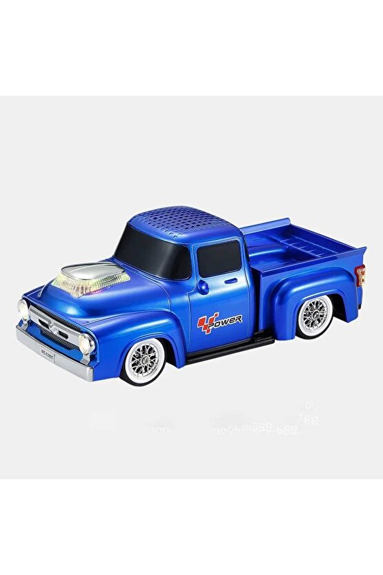 Taşınabilir Kablosuz Bluetoothlu Hoparlör Nostalji Tasarım Müzik Çalar Tf Kart Fmradyousb