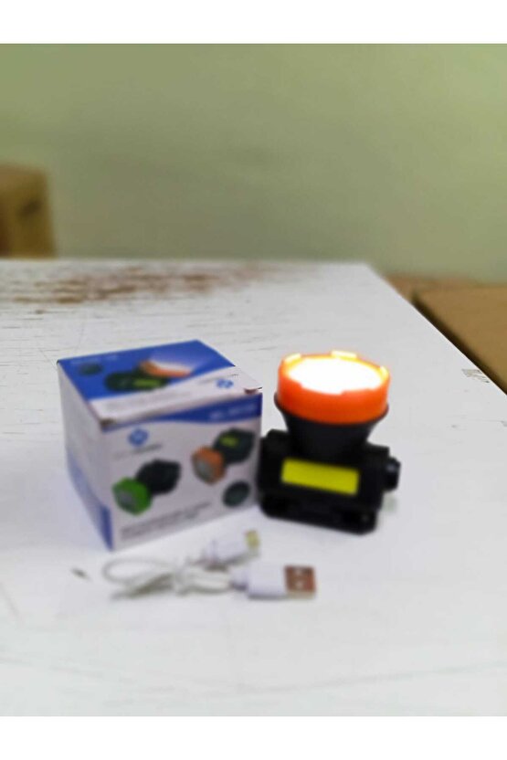 Wl-00134 400 Lümen Micro Usb Şarjlı Kafa Feneri Su Geçirmez Kafa Lambası Lithium Batarya