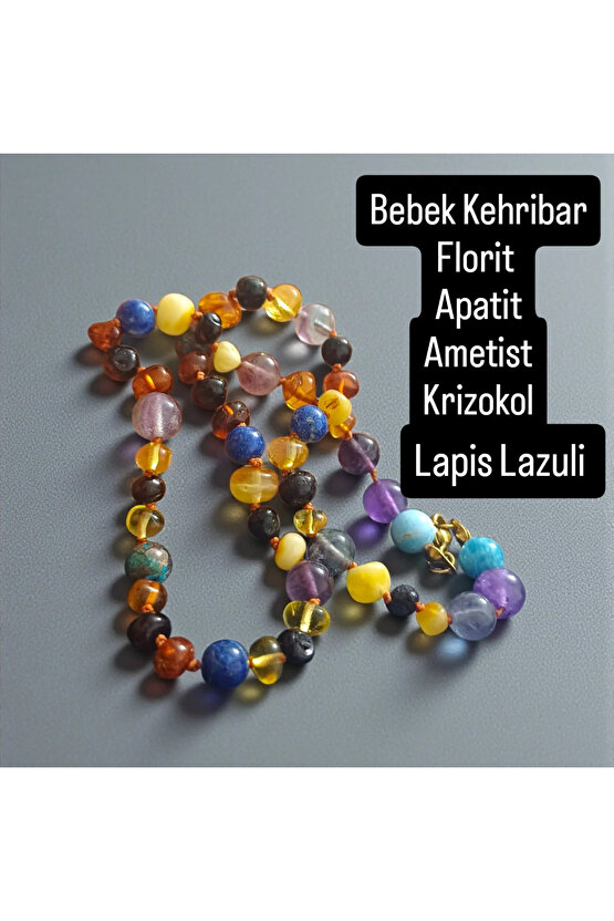 Bebek Kehribar Kolye Bebek Cocuk Koruma Zihi Açıklığı Odaklanma Başarı