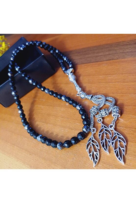 Boncuk Ve Hematit Tesbih Kadin Erkek Hac Umre Davet Hediyelik Kutu Kutulu Tesbih