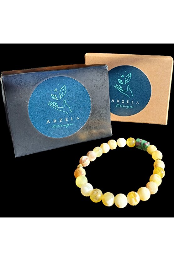 Doğal Taş  OPAL ve ANYOLİT BİLEKLİK