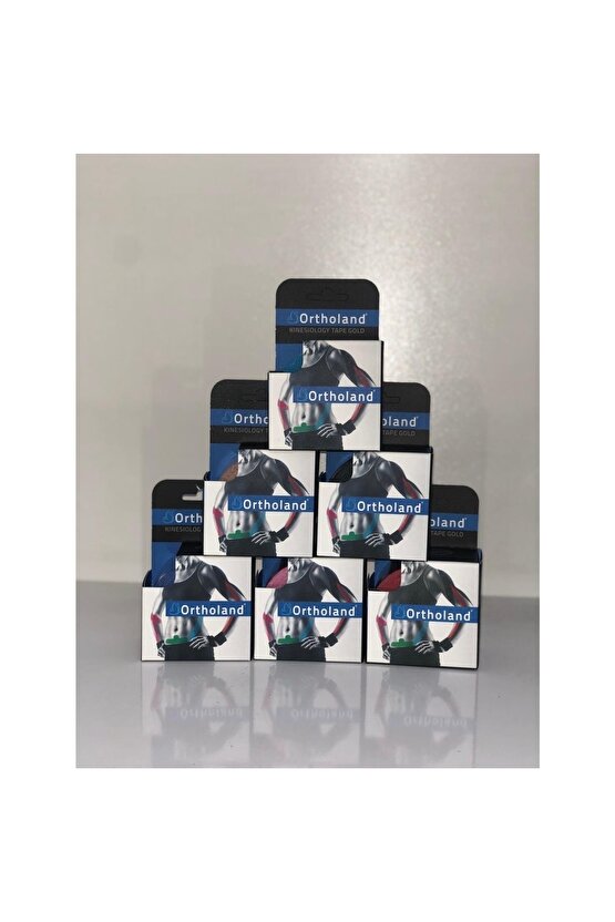 Siyah Renk Kinesi Band Sporcu Kas Ağrı Bandı 5 Adet