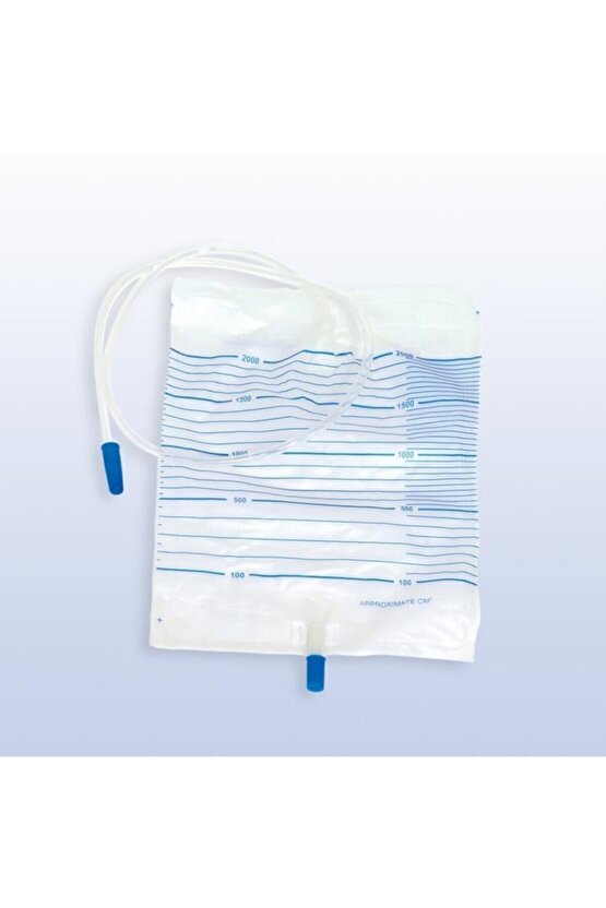 Steril Düz Musluklu İdrar Torbası 2000ml 10 Adet