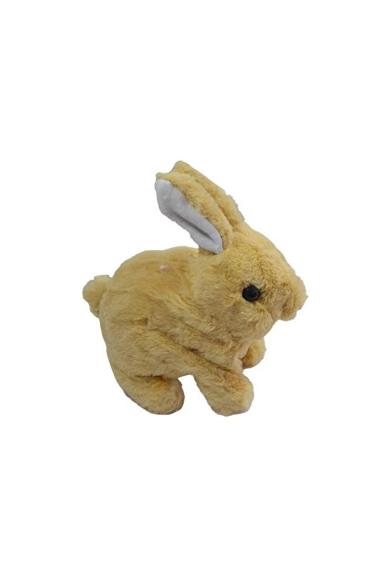 Yürüyen Zıplayan Peluş Işıklı Sesli Tavşan