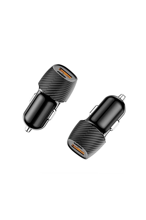 Type-c Usb Araç Çakmaklık 36w Pd Hızlı Şarj Soketi Araba Usb-c Şarz Iphone Samsung Xiaomi Uyumlu