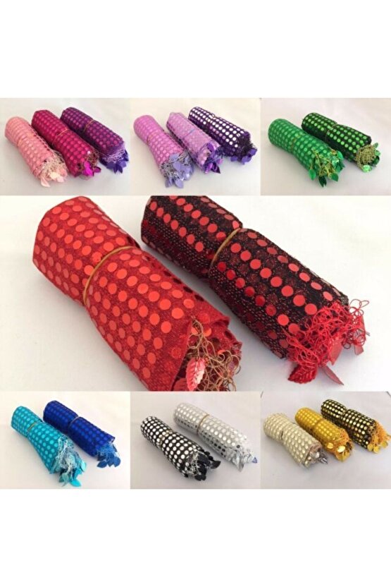 Süslü Metal Zilli Tef & Pullu Halay Mendili & 1 Adet – Magnet, Hediyelik, Süs Aksesuarı