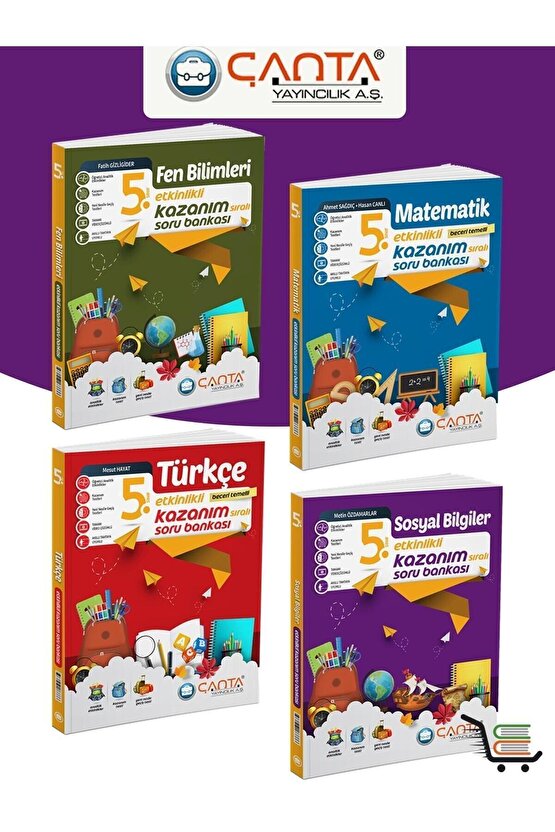 5.Sınıf Etkinlikli Kazanımlı Soru Bankası seti