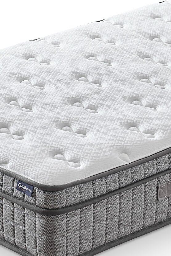 Melisa Tek Kişilik Full Ortopedik Visco Yatak Antibakteriyel ve Paket Yaylı Sistem