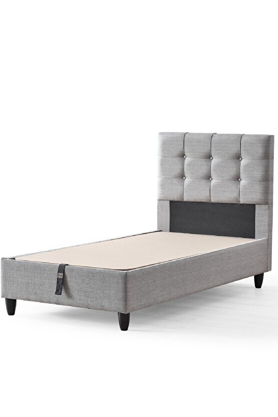 Mimoza Tek Kişilik Sandıklı Baza ve Başlık Seti 2’li Set