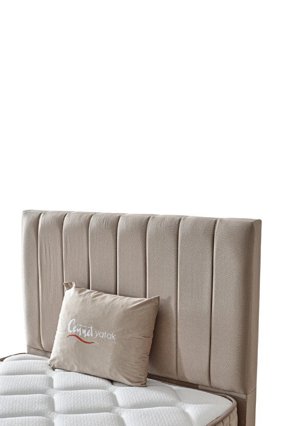 Manolya Tek Kişilik Sandıklı Baza ve Başlık Takımı 2’li Set