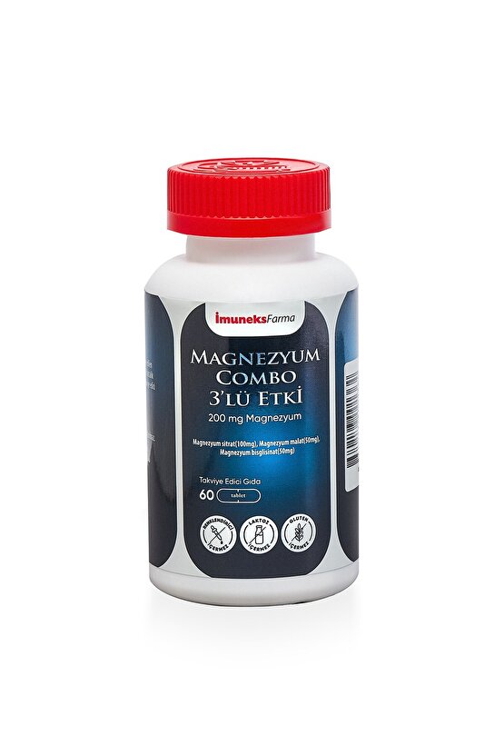 Magnezyum Combo 200 mg 60 Tablet
