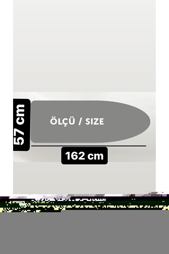 Xxl(57X162 CM) Luxury Red Star Ütü Masası Kılıfı